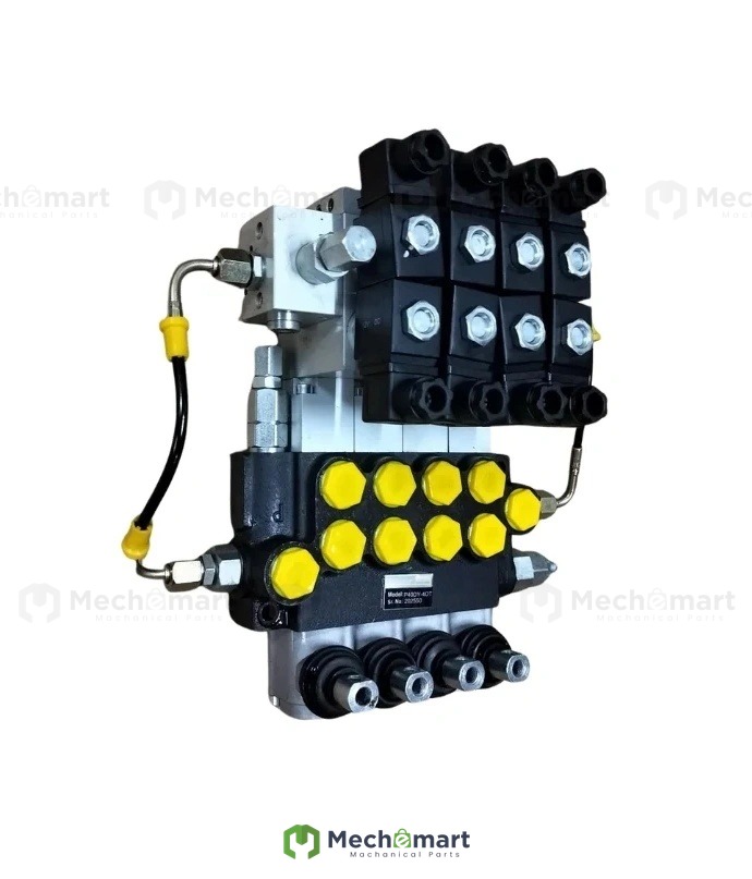 P40 quadruple manual electrohydraulic control integral multi-way reversing valve hydraulic reversing valve