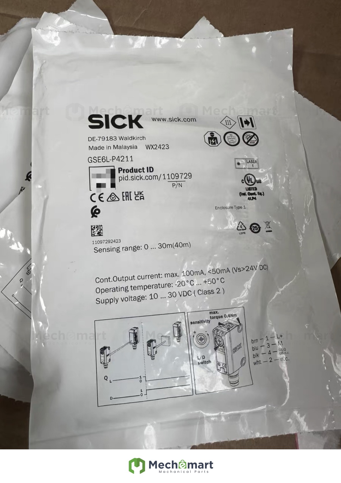 SICK German photoelectric sensor GSE6L-P4211 1109729 brand new original quality in stock