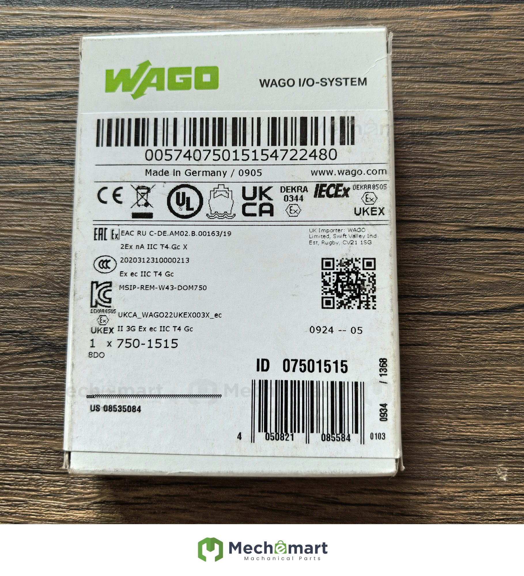 Brand new original genuine WAGO Wanke 750-1515 module physical shooting spot sale
