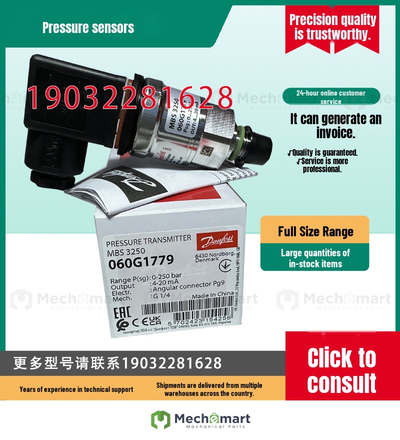 Danfoss AKS2050-P136-A0AB06-0 060G5751 -1-99bar sensor