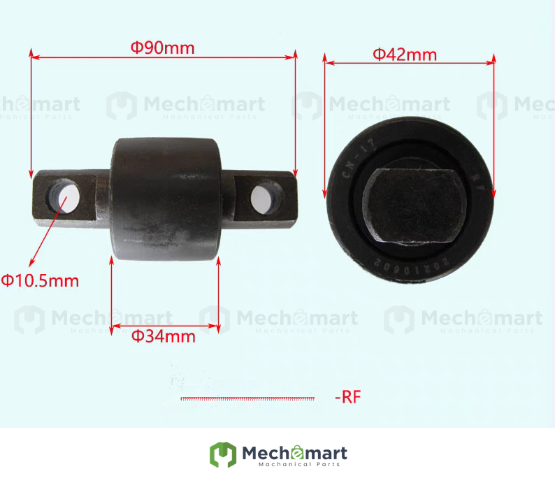 Forklift side roller bearing forklift bearing CN-17 Hangzhou fork joint force various side roller shaft length 90 outer diameter 42