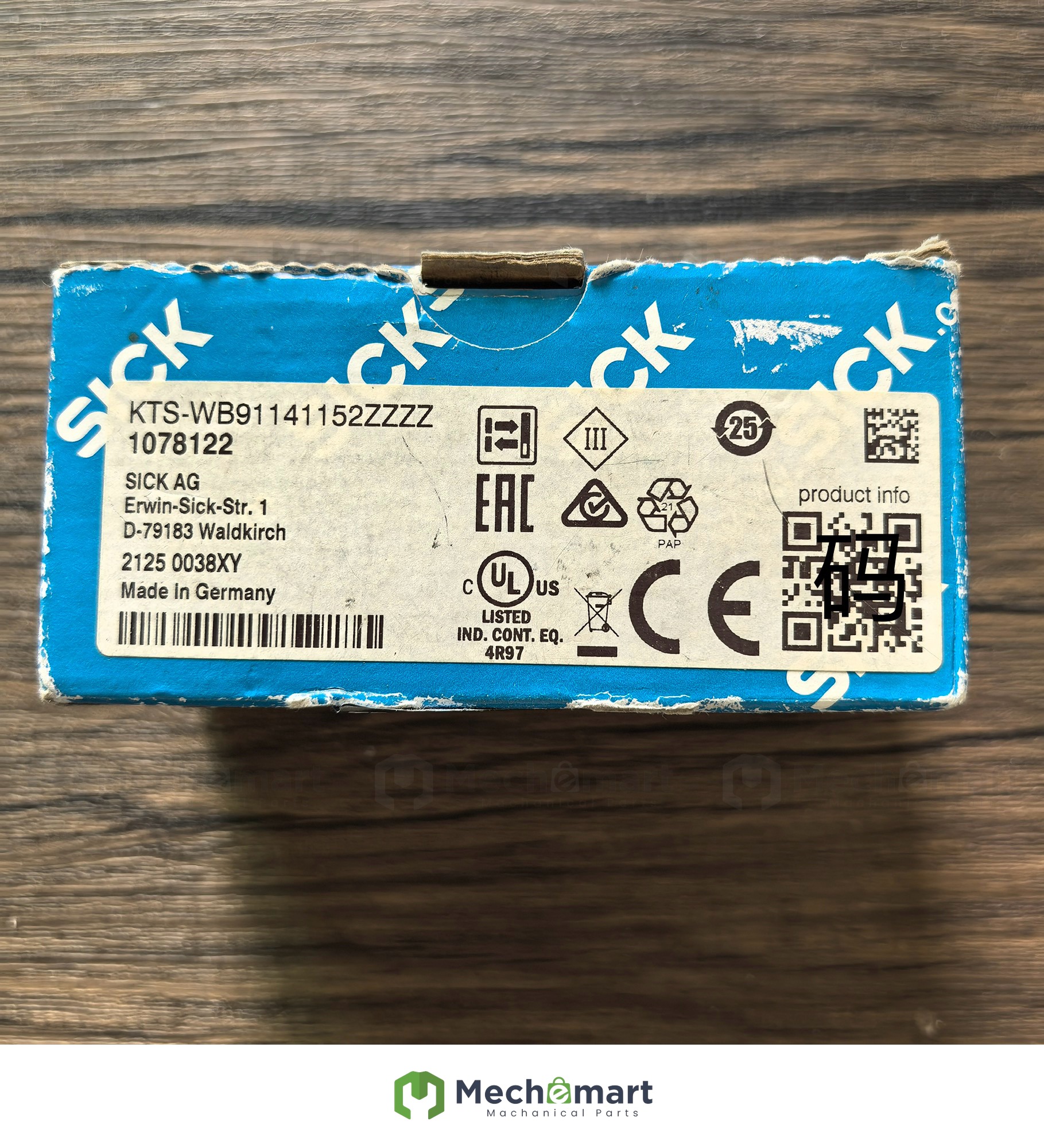 Brand new original genuine SICK KTS-WB91141152ZZZZ Item number 1078122 in stock