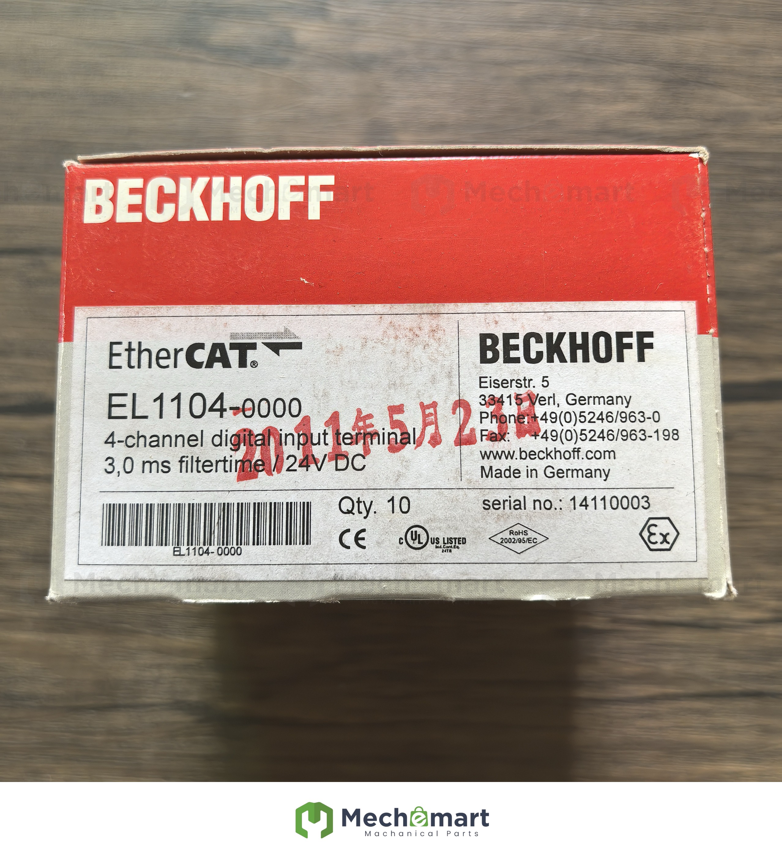 Brand new original genuine BECKHOFF EL1104-0000 module physical shooting spot sale