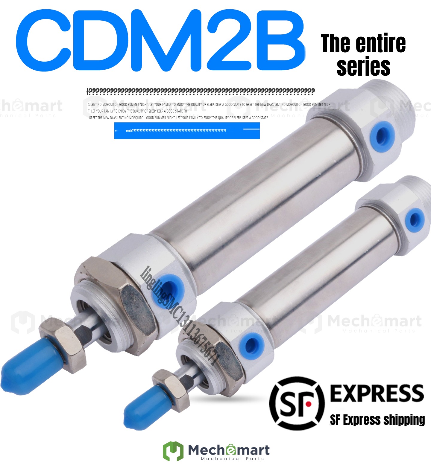 SMC mini cylinder MF/CM2F CDM2B20-25-32-40-50-75-100-125-150-200-AZ
