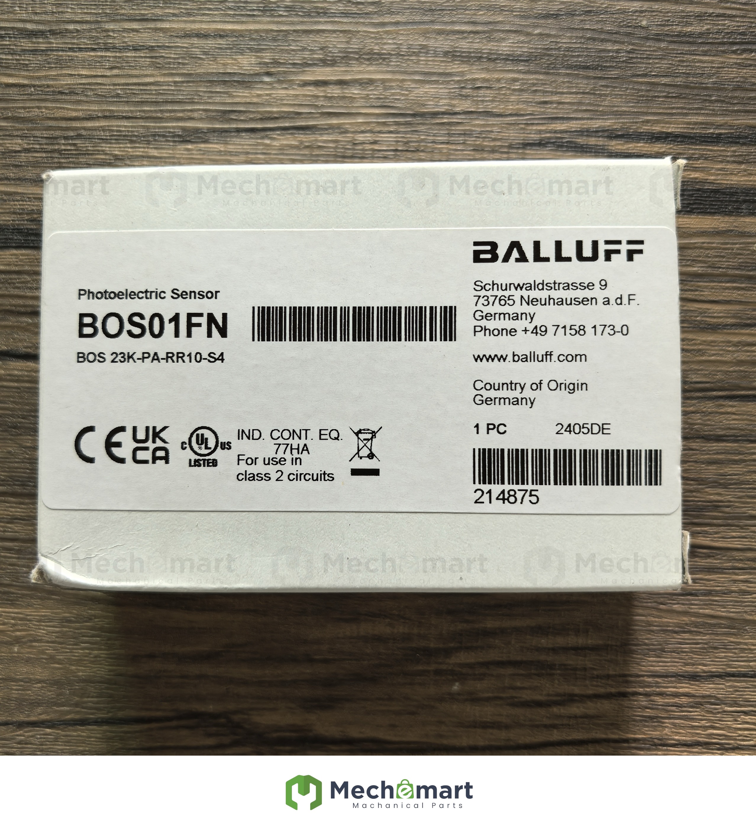 Brand new original genuine Balluff BOS01FN photoelectric switch BOS 23K-PA-RR10-S4 in stock