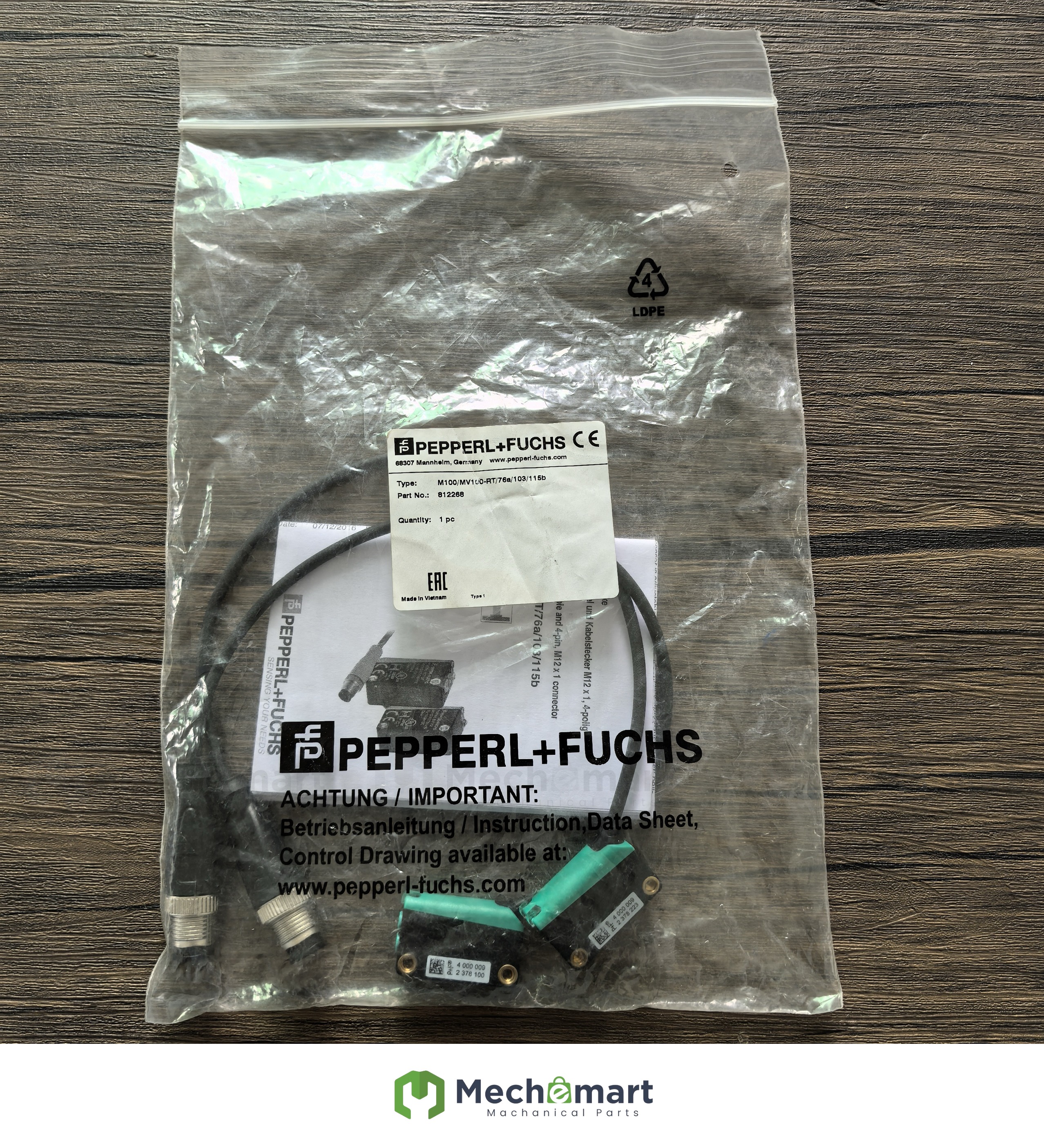 Brand new original genuine Pepperl+Fuchs M100/MV100-RT/76a/103/115b sensor 812268