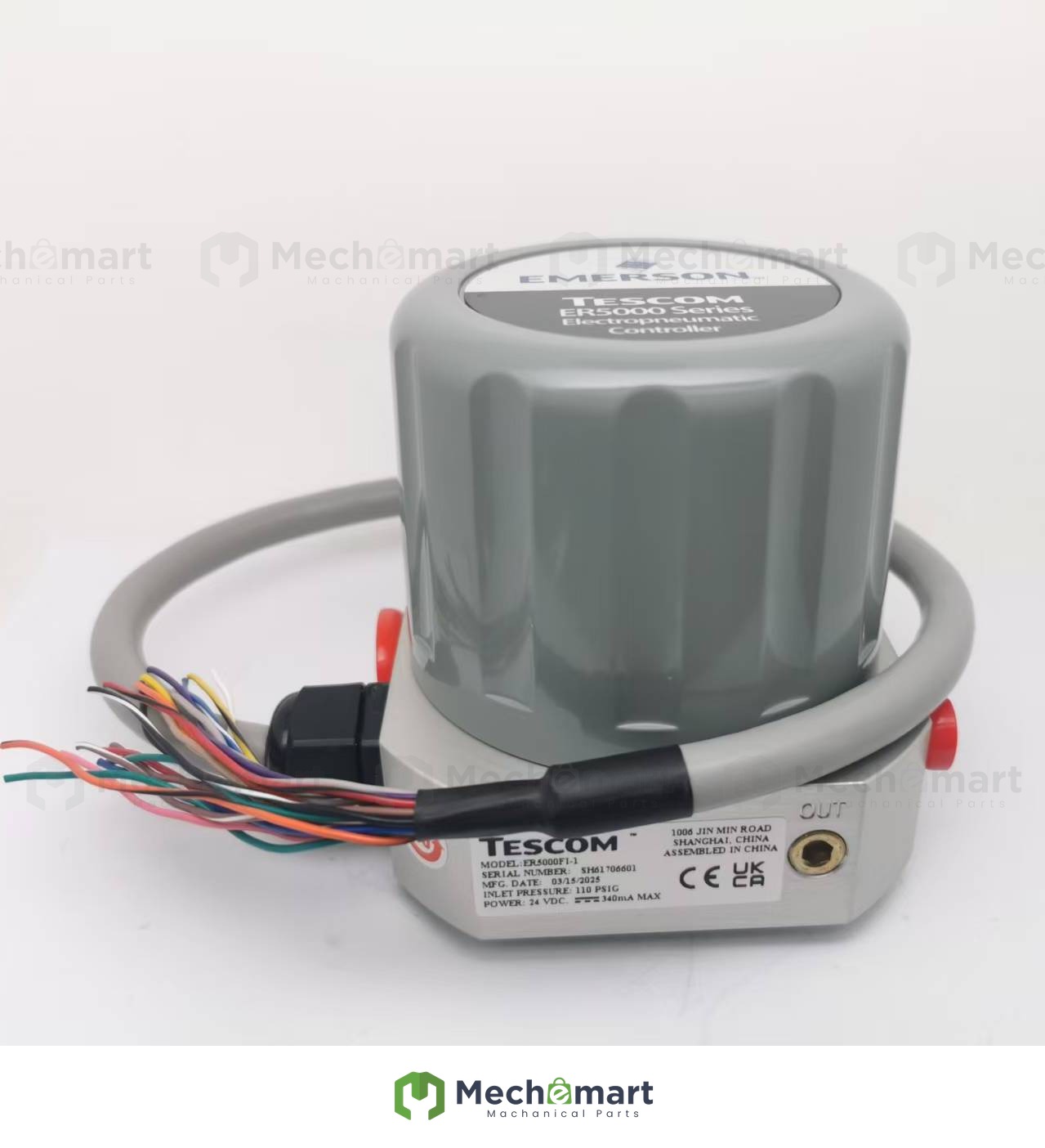 ER5000FI-1 TESCOM electric pneumatic actuator ER5100-ER5000 controller pressure reducing valve
