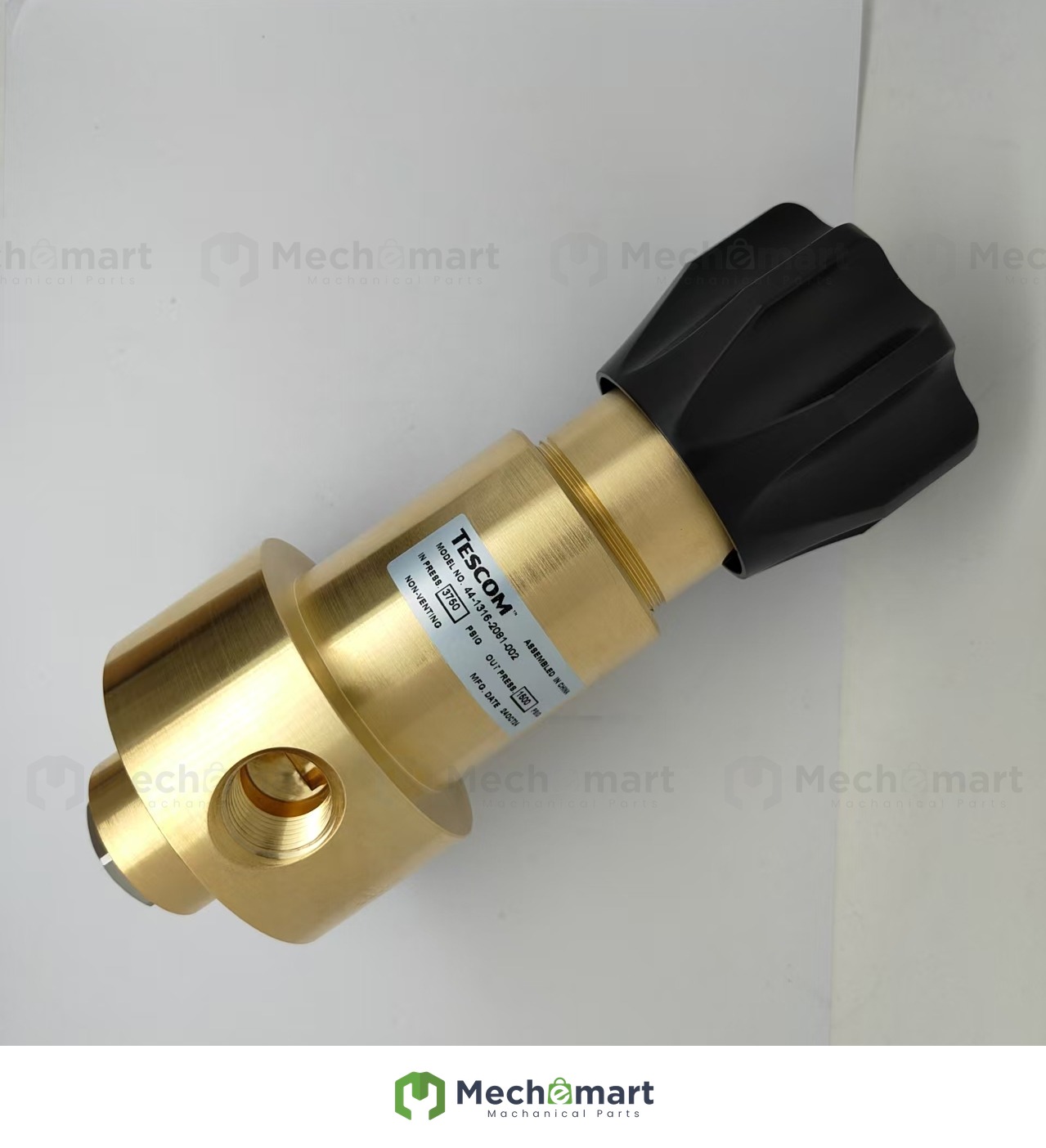 1/4 inch 44-1316-2081-002 TESCOM pressure reducing valve high pressure high flow - spring load