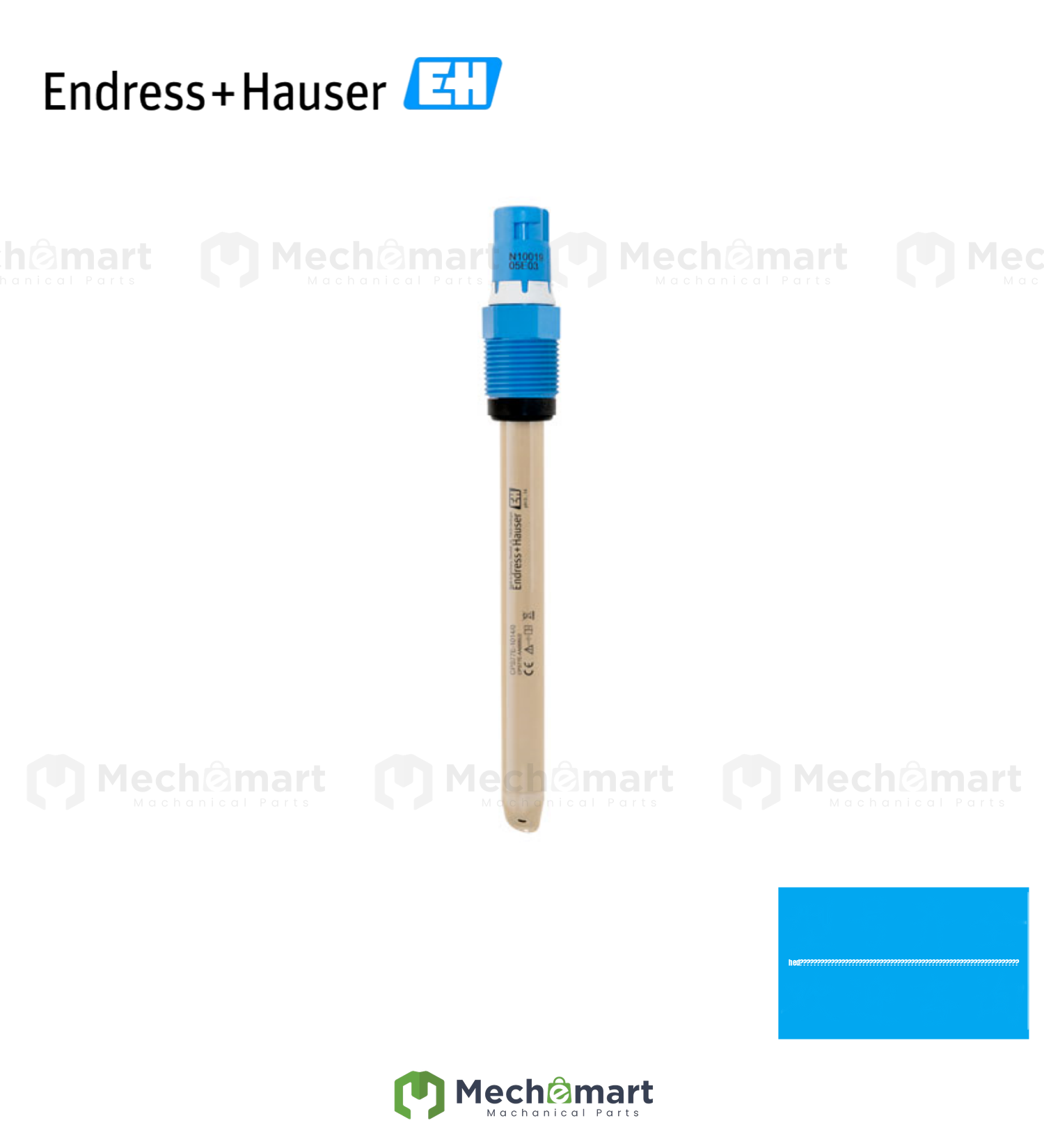 Endress+Hauser PH Electrode CPS77E-AA6BBU2 Plastic E+H Digital Electrode Probe Brand New CPS71E