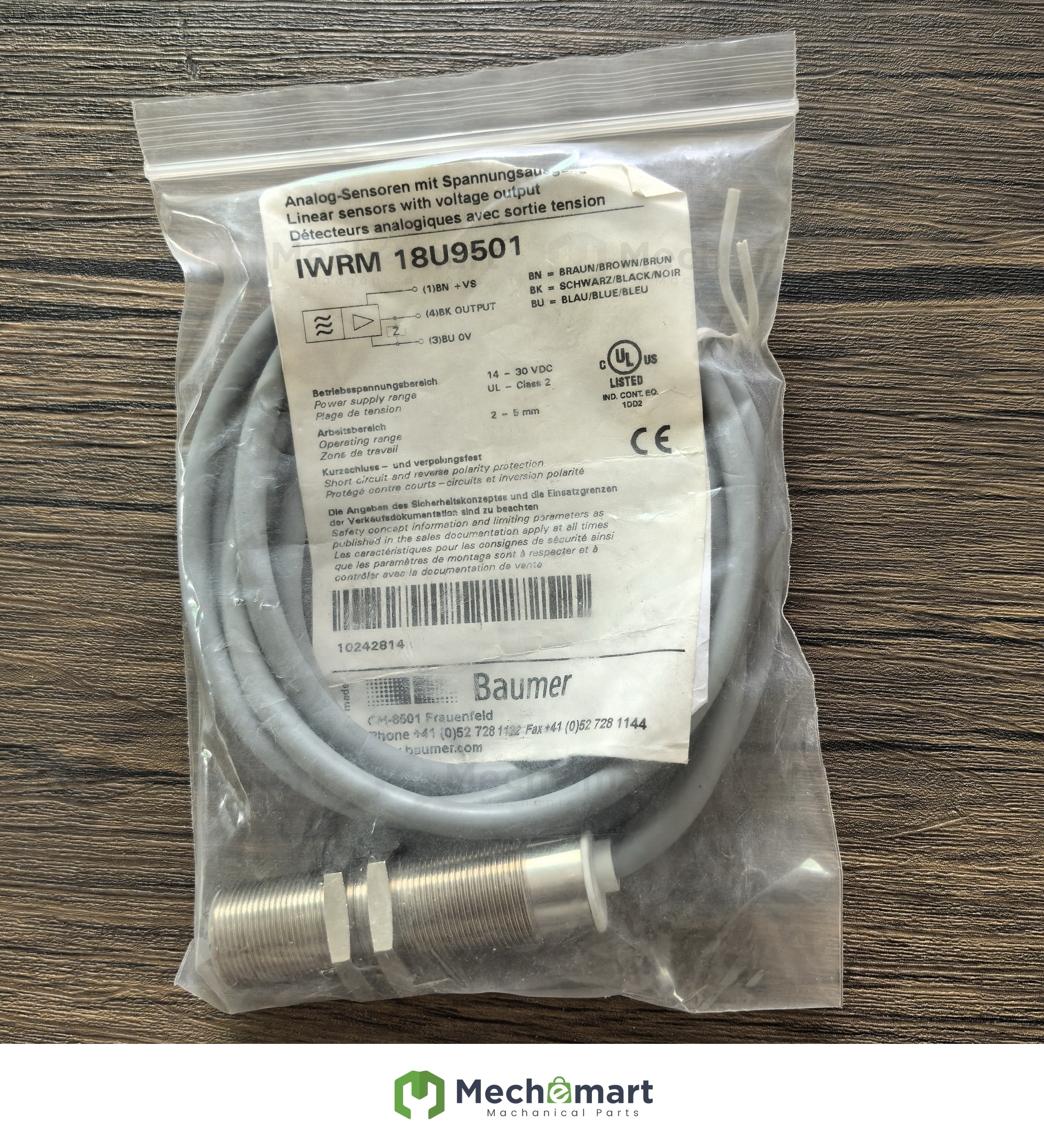 Brand new original genuine Baumer IWRM 18U9501 sensor 10242814 in stock