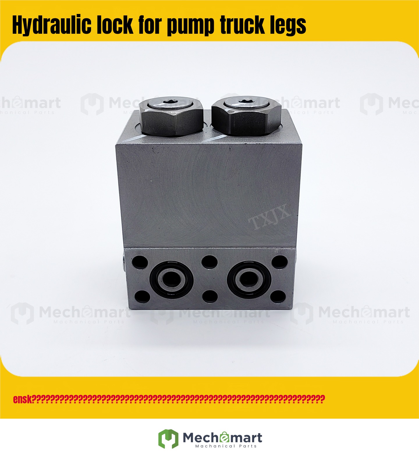 Sany pump truck outrigger vertical cylinder two-way hydraulic lock SYS06 vehicle pump cylinder lock 35MPa day pump accessories
