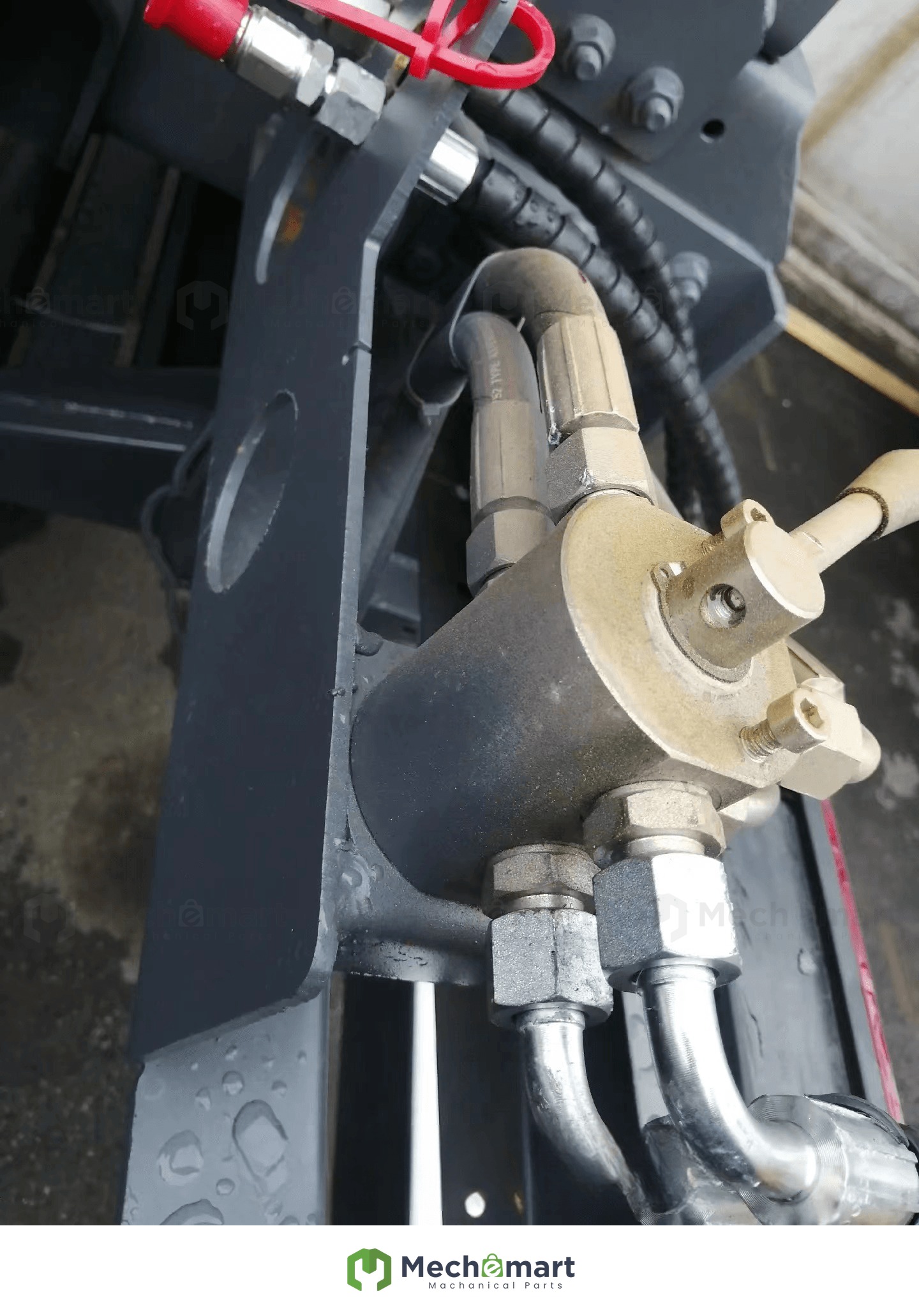 DF6VIE manual rotary valve switching valve hydraulic valve two-position six-way reversing valve grader for hook arm garbage truck