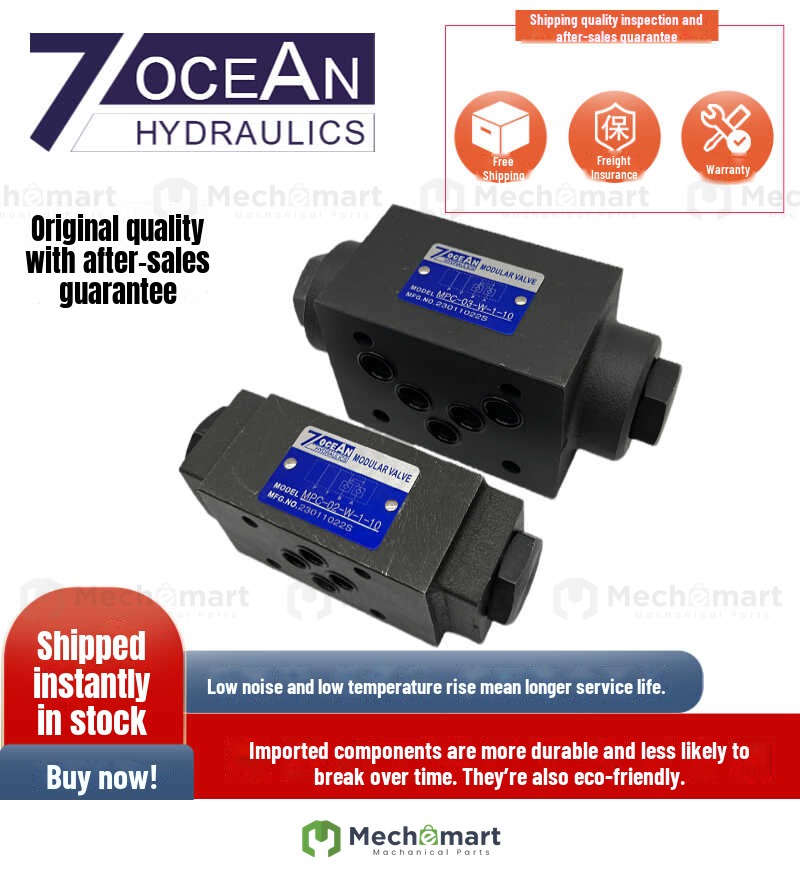 Taiwan 7OCEAN MPC-02-W-1-10 MCV 03 P 2 3 A B T pressure control check valve