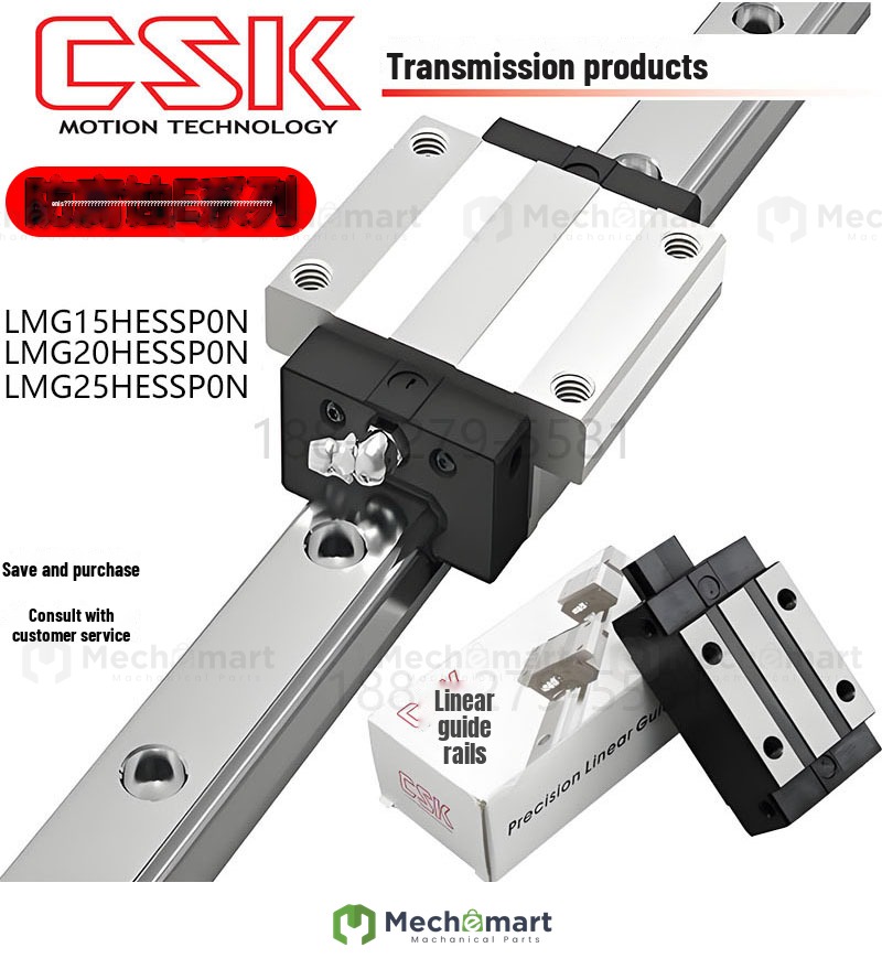 Taiwan CSK linear guide slider/LMG15HESSP0N/LMG20HESSP0N/LMG25HESSP0N