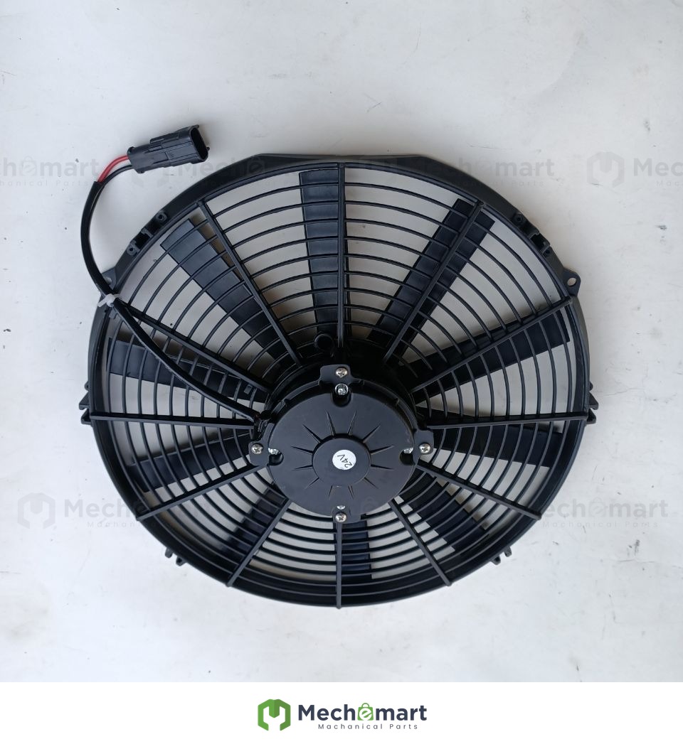 14 inch refrigerator external motor thermostatic car chiller high power condensing fan cooling fan