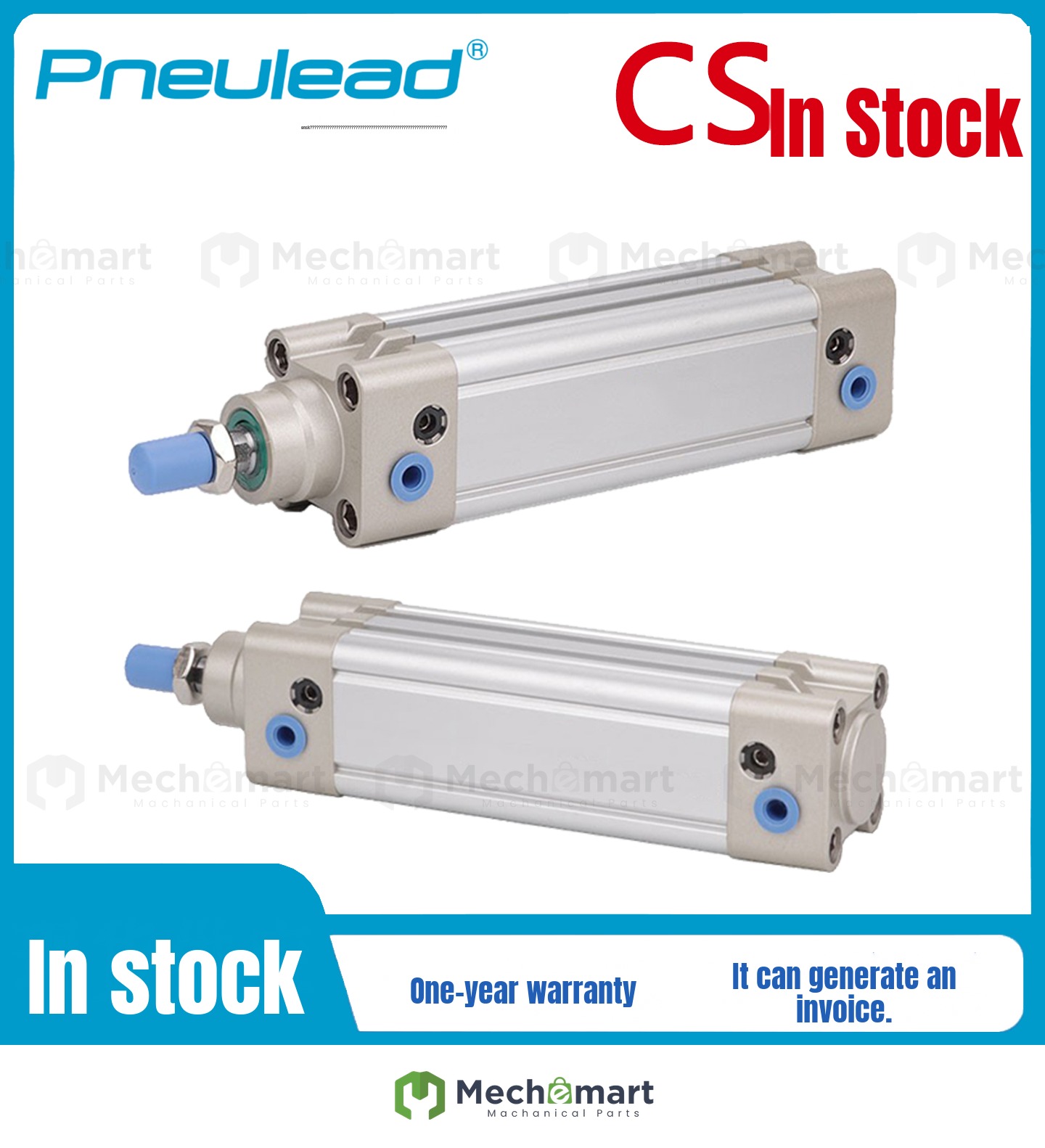 Pneulead standard tie rod cylinder CS32/40/50/63/80/100/125-25-50-s