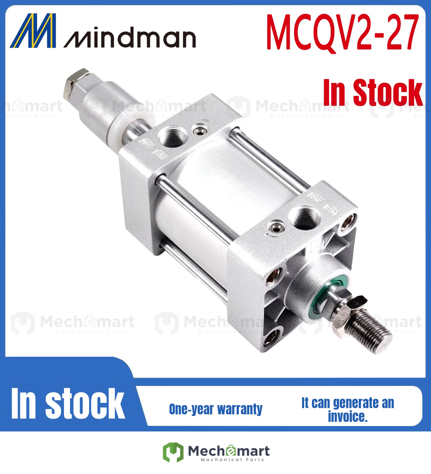 MINDMAN metal adjustable cylinder MCQV2-27-32/200/25/63-100/125/150/175-50M