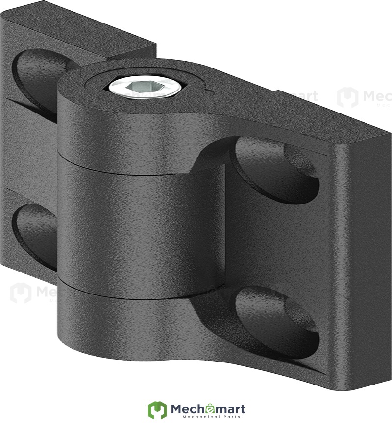 EMKA 180° screw fixed adjustable damping zinc alloy friction hinge 1056-U6-01