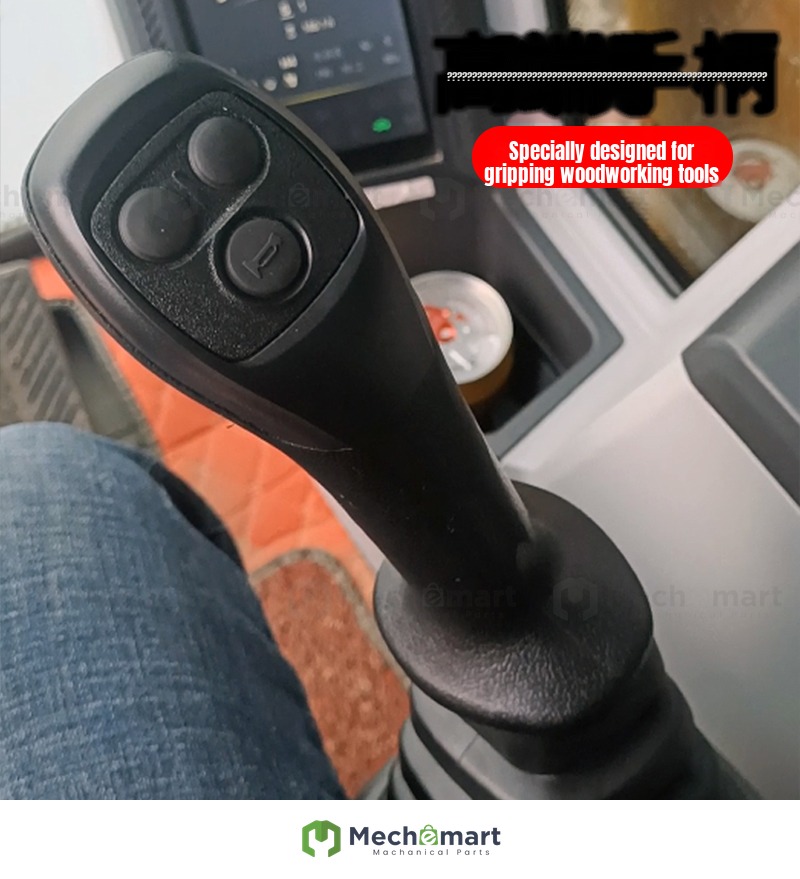 Excavator wood grabber modified wood catcher wood holder wood holder three-button hydraulic electronic control joystick handle glue