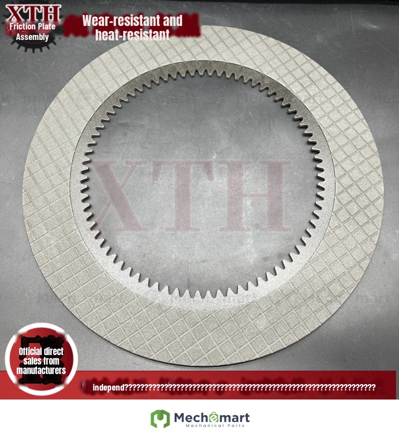 Heavy duty wet brake friction pads for coal mine vehicles, 75 teeth, paper-based brake pads, outer 16 tooth steel plates are wear-resistant to high temperatures