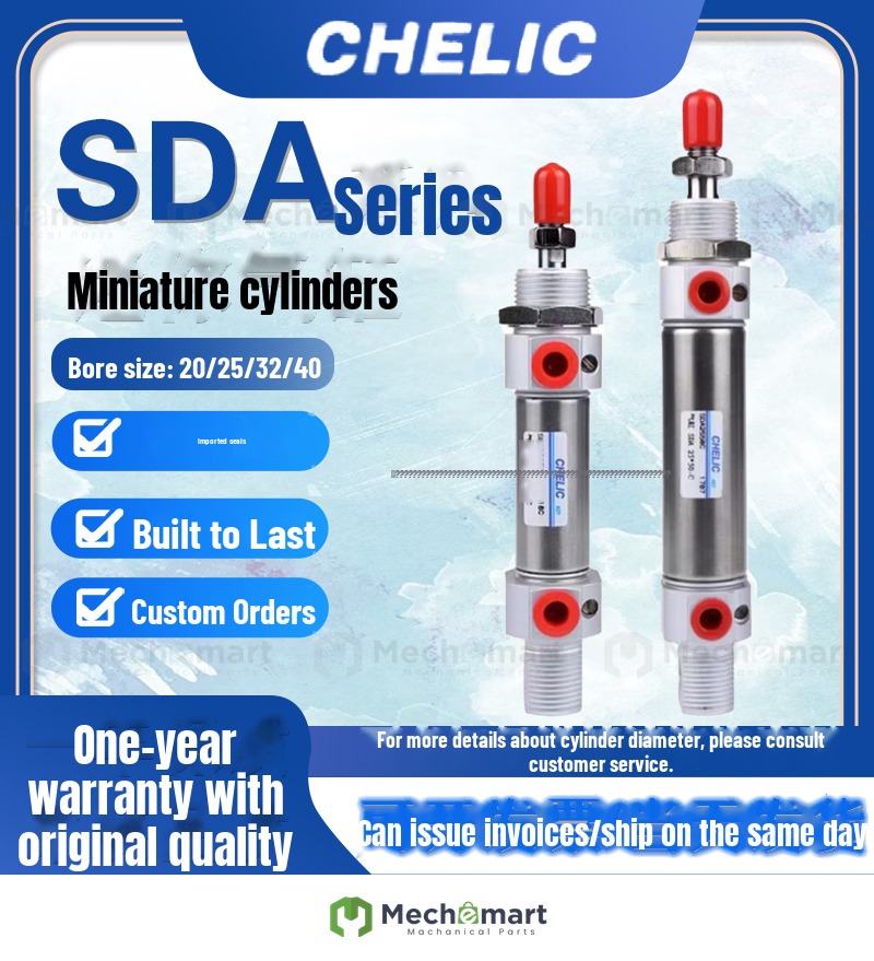 Air vertical mini cylinder SDA20/25/32/40*25*50*75*100*125*150-K pen cylinder