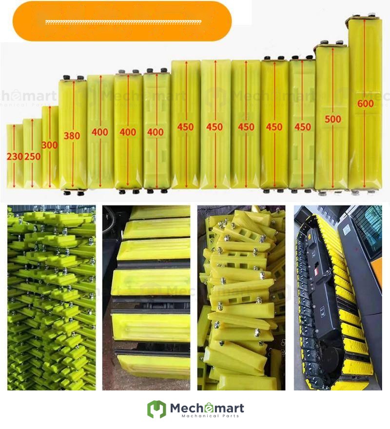 Sany Xugong 55 60 65 75 80 85 excavator crawler rubber block hook machine chain plate glue Oxford thickening