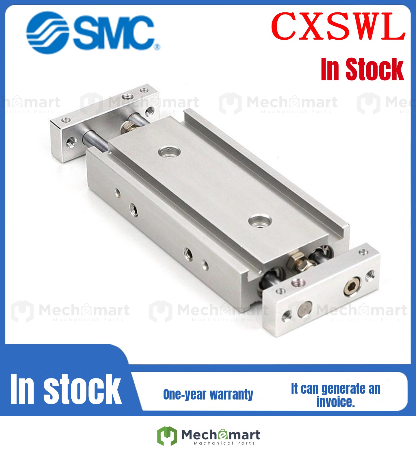 SMC double rod cylinder CXSWL6/10/15/20/25/32-10-20-30-40-50-75-100-S