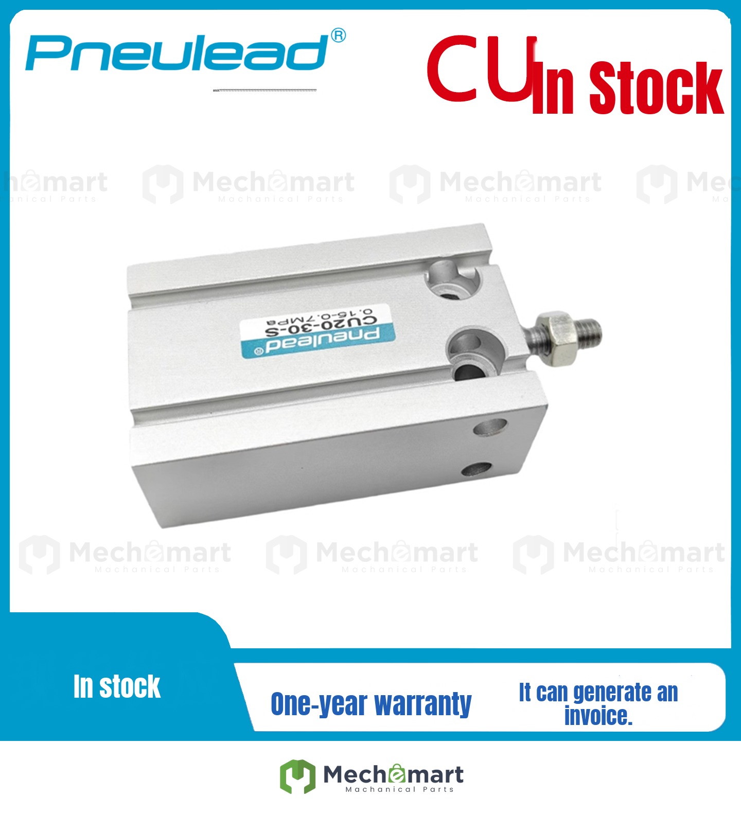 Pneulead multi-position fixed cylinder CU6/10/16/20/25/32-5-10-15-20-SN