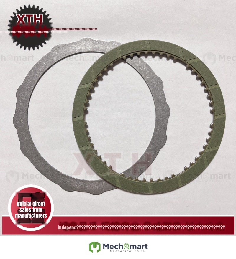 Excavator hydraulic motor M2X63 rotary small-toothed paper-based friction plate with 129 brake pads on the inside and 12 tooth steel plates on the outside