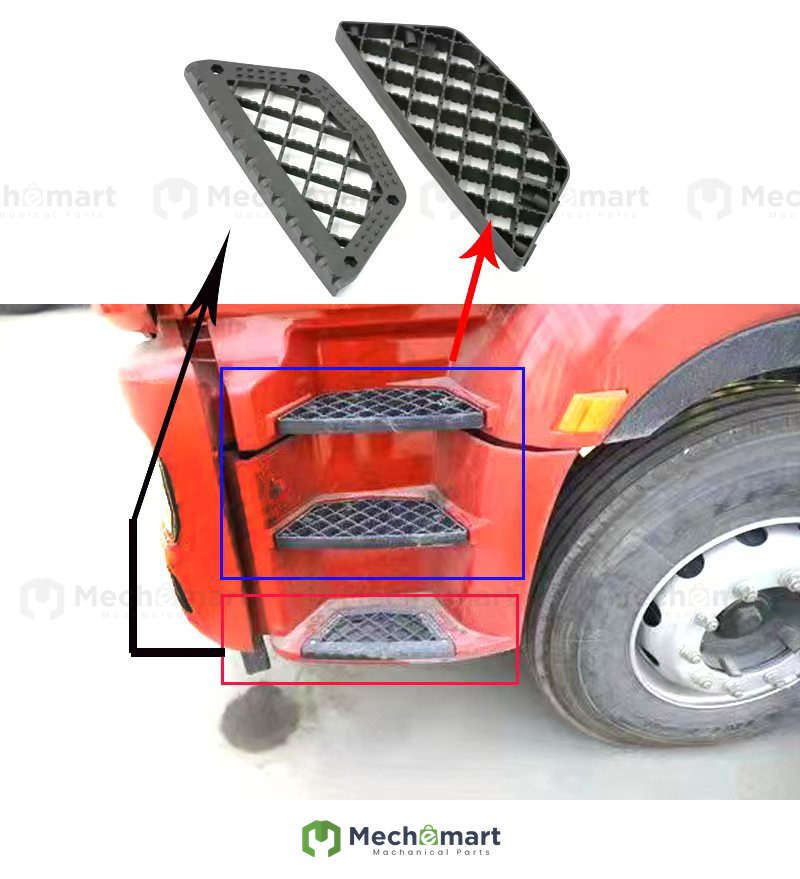 Suitable for Shaanxi Auto Delong M3000S foot pedal anti-skid board new M3000S tractor foot pedal frame pad