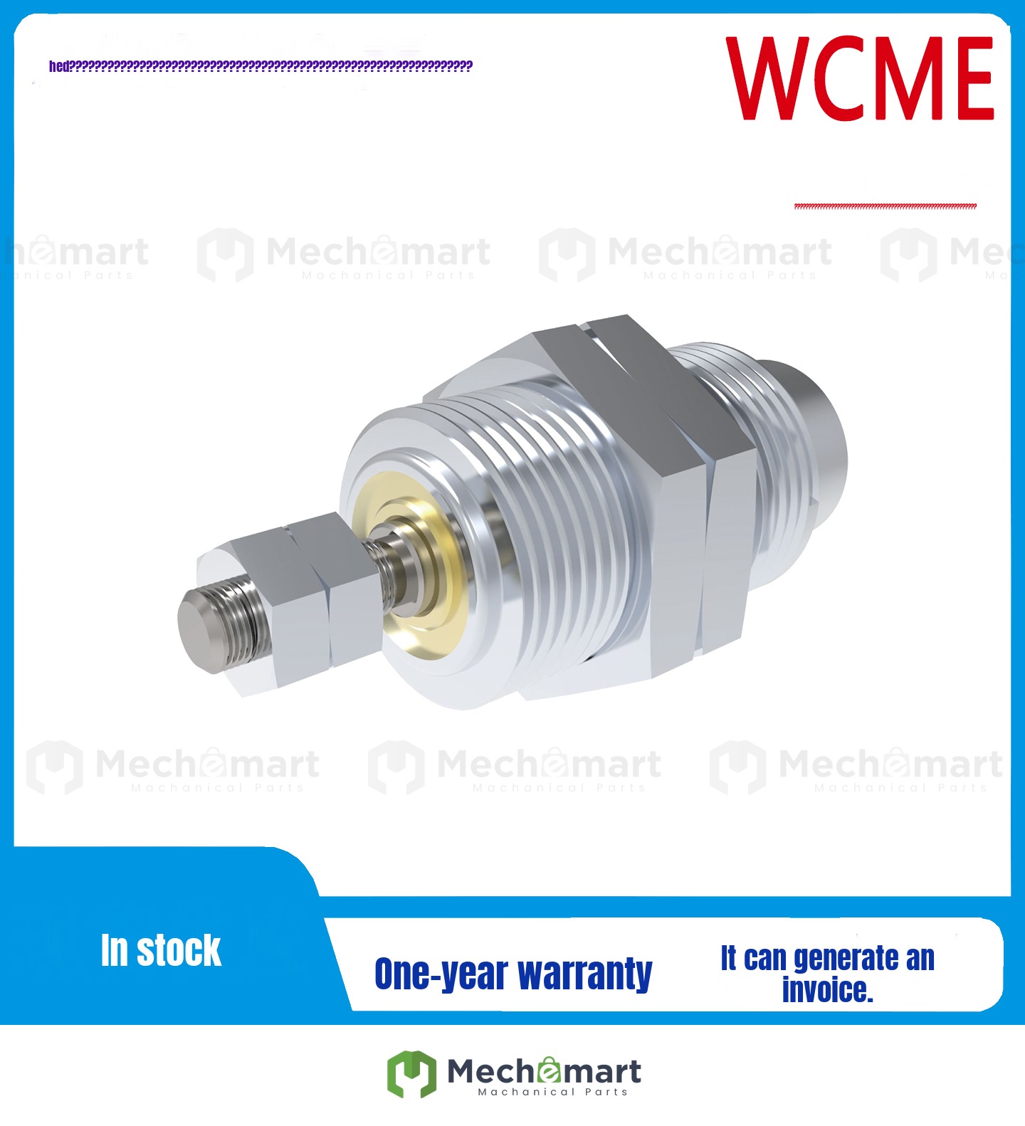WODTOP Tianyi single action extrusion standard needle screw cylinder WCME6/8/10/12/16X5X5X10X15-N