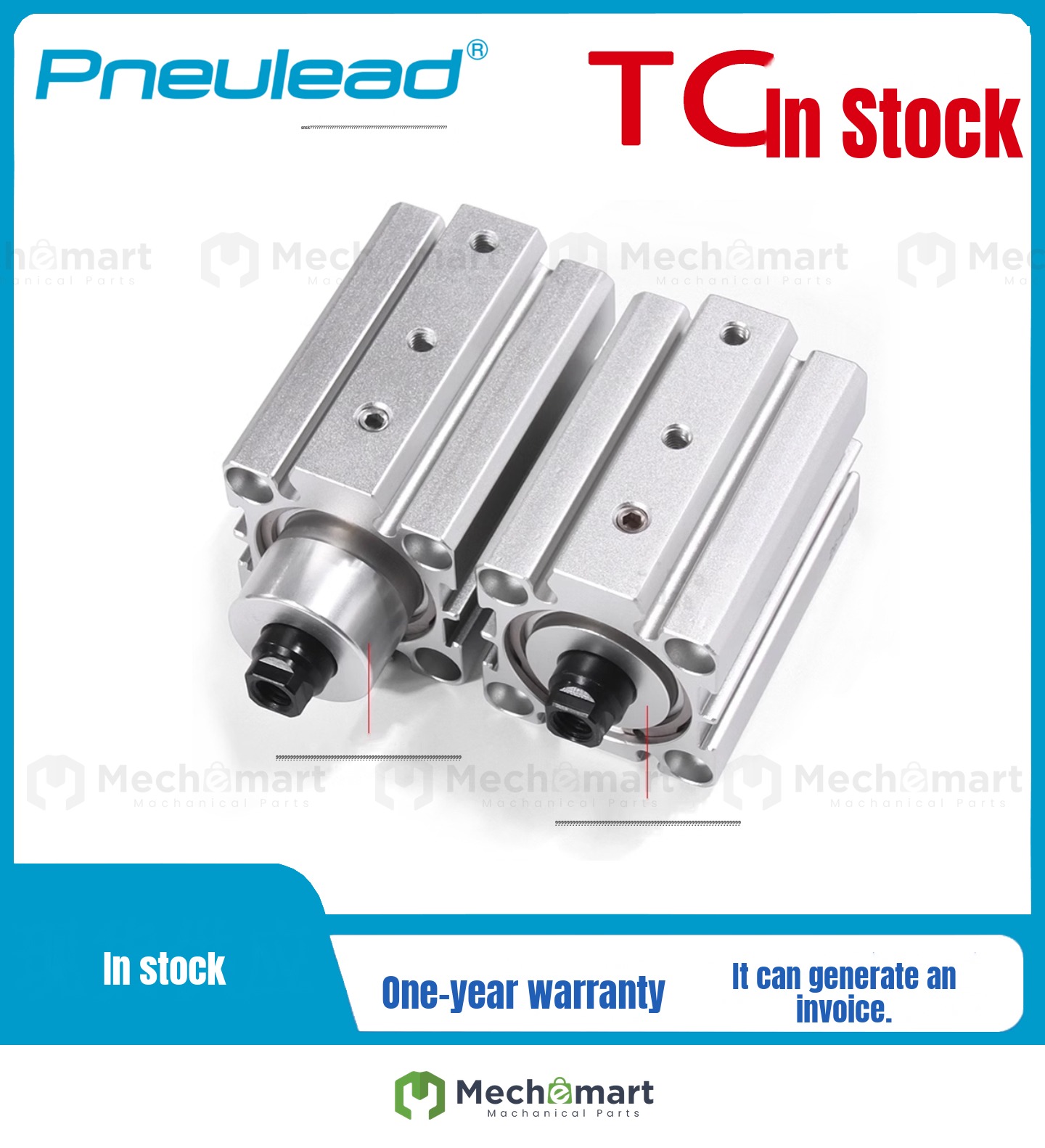 Pneulead zero turn clamping cylinder TCL (R) 20/32-5-S-A-TF/TN/NPT-SR07