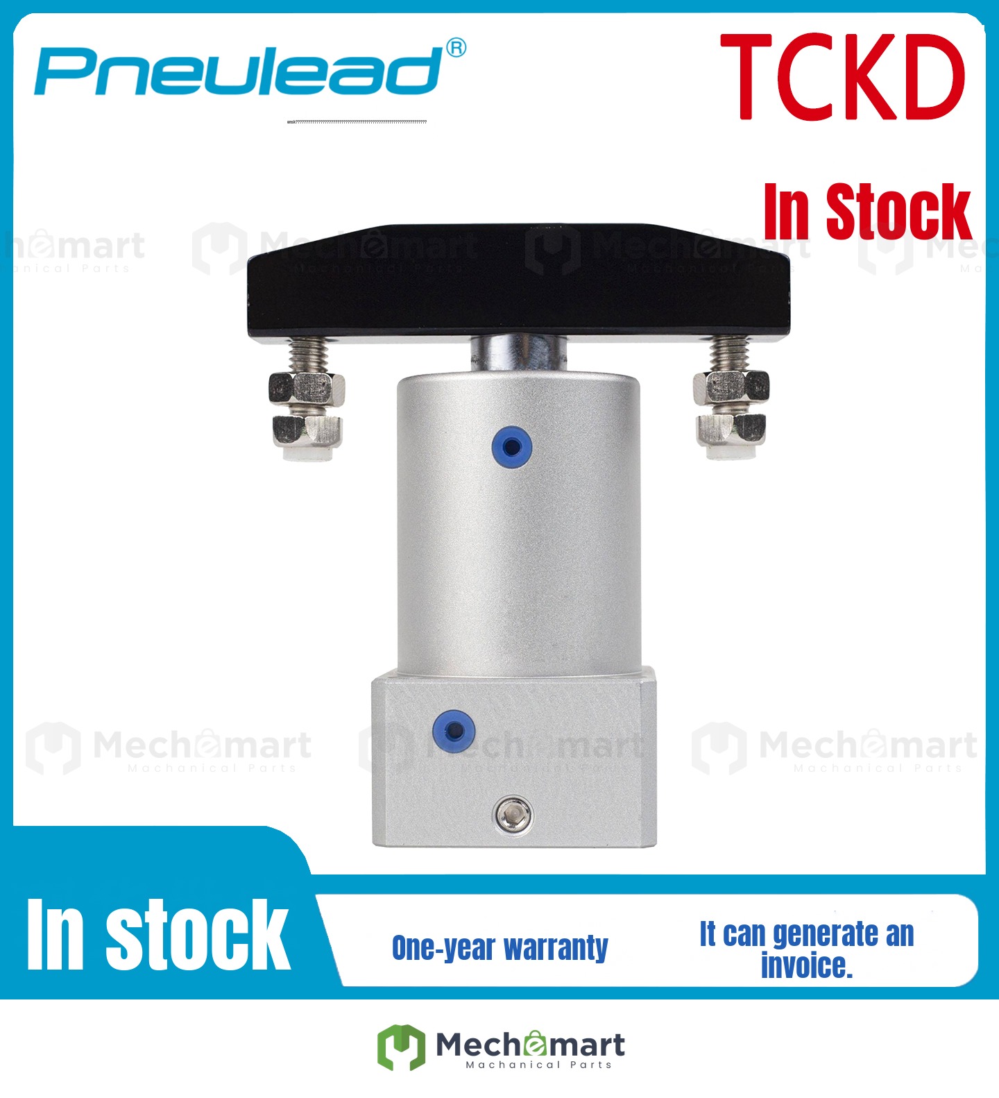 Pneulead double sided pressure plate corner cylinder TCKD25/32/40/50/63-90-rc-g-npt