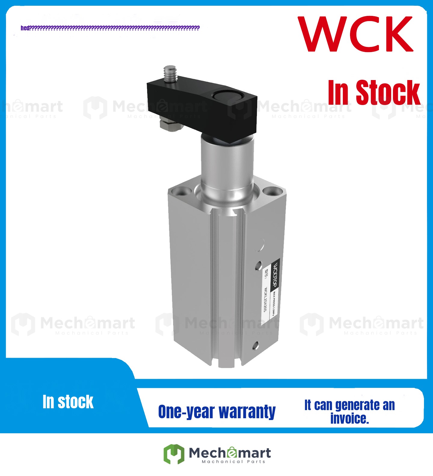 WODTOP Tianyi rotary clamping cylinder WCKL (R) 12/16/20/25/32X10X20X30X50-SMFB