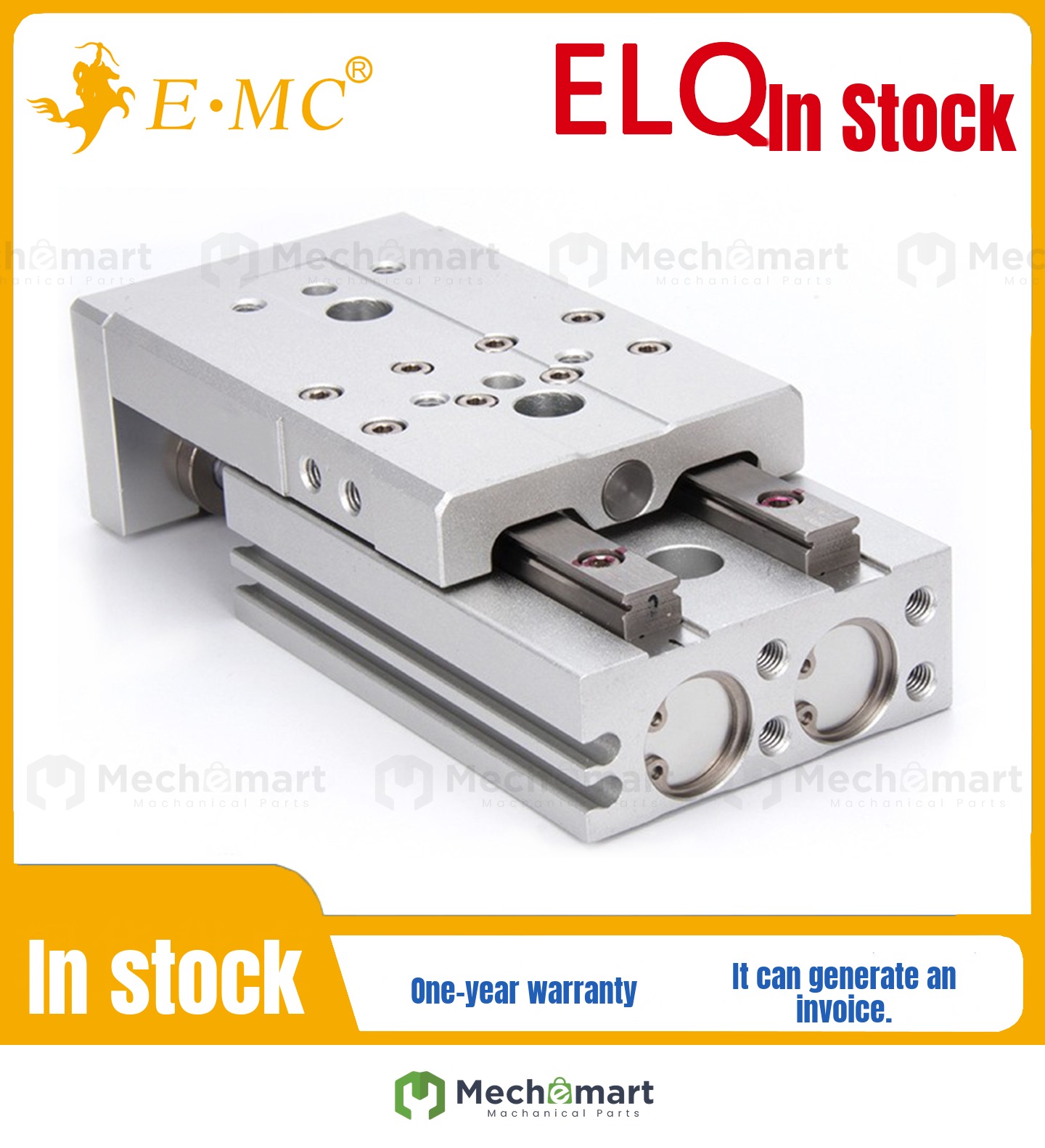 EMC Etanuo standard precision slide cylinder ELQ6/8/12/16/20/25X10X20X30X40X50-S