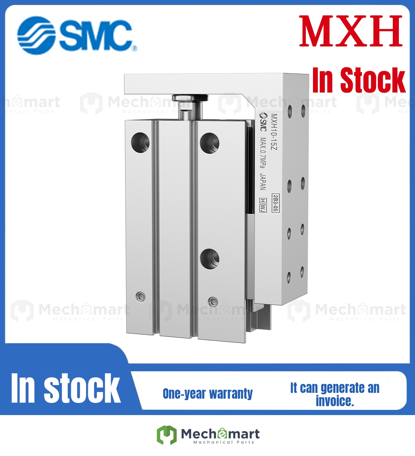 SMC type side rail small slide cylinder MXH6/10/16/20-5-10-15-20-25-30-40-50-60
