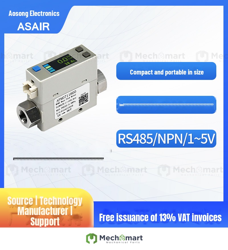 Orson MEMS thermal gas mass flow meter compressed air AFM07 thread model replaces SMC flow switch