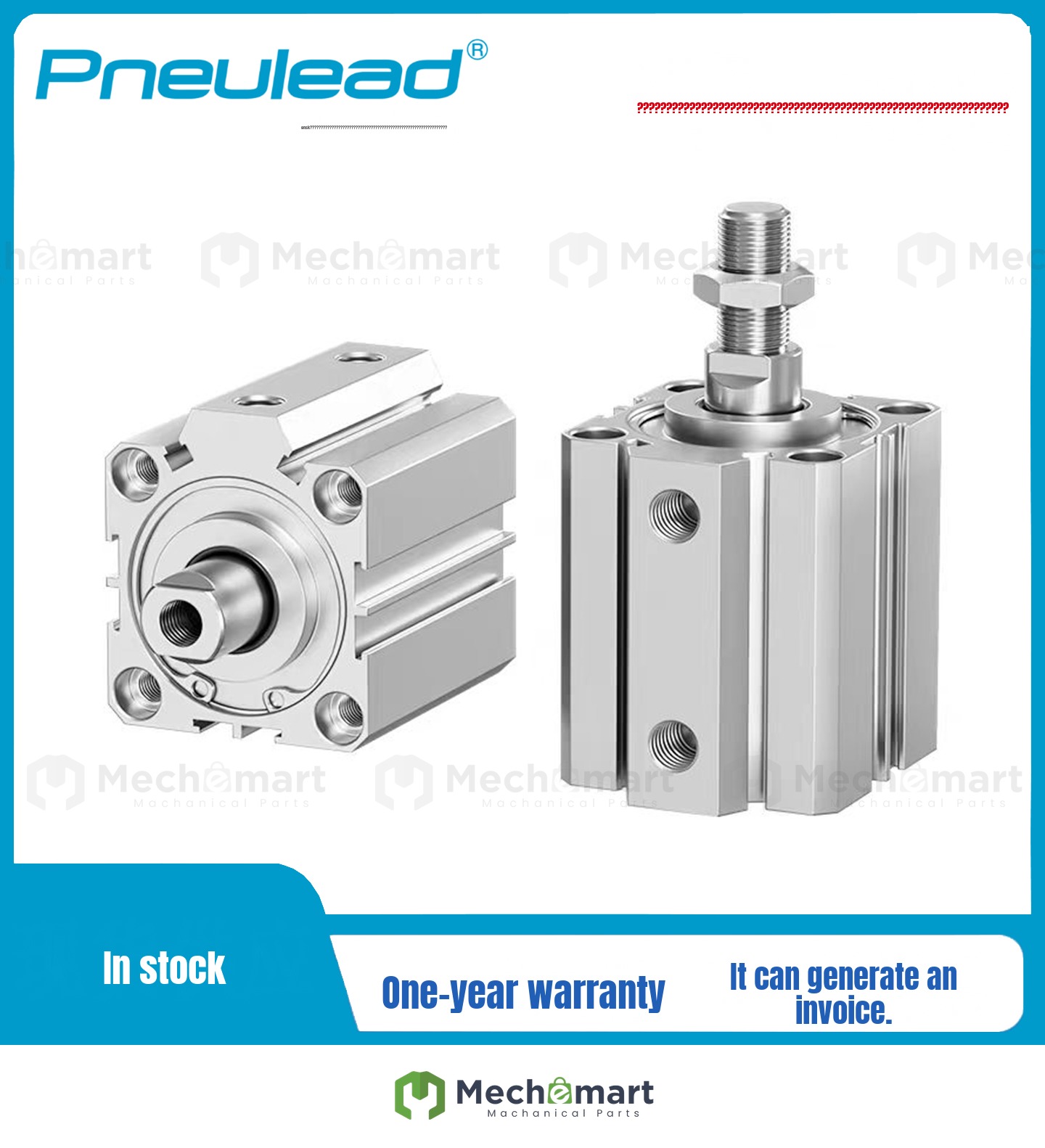 Pneulead Compact Cylinder CB16/20/25/32/40/50-5-10-20-30-40-S-BM