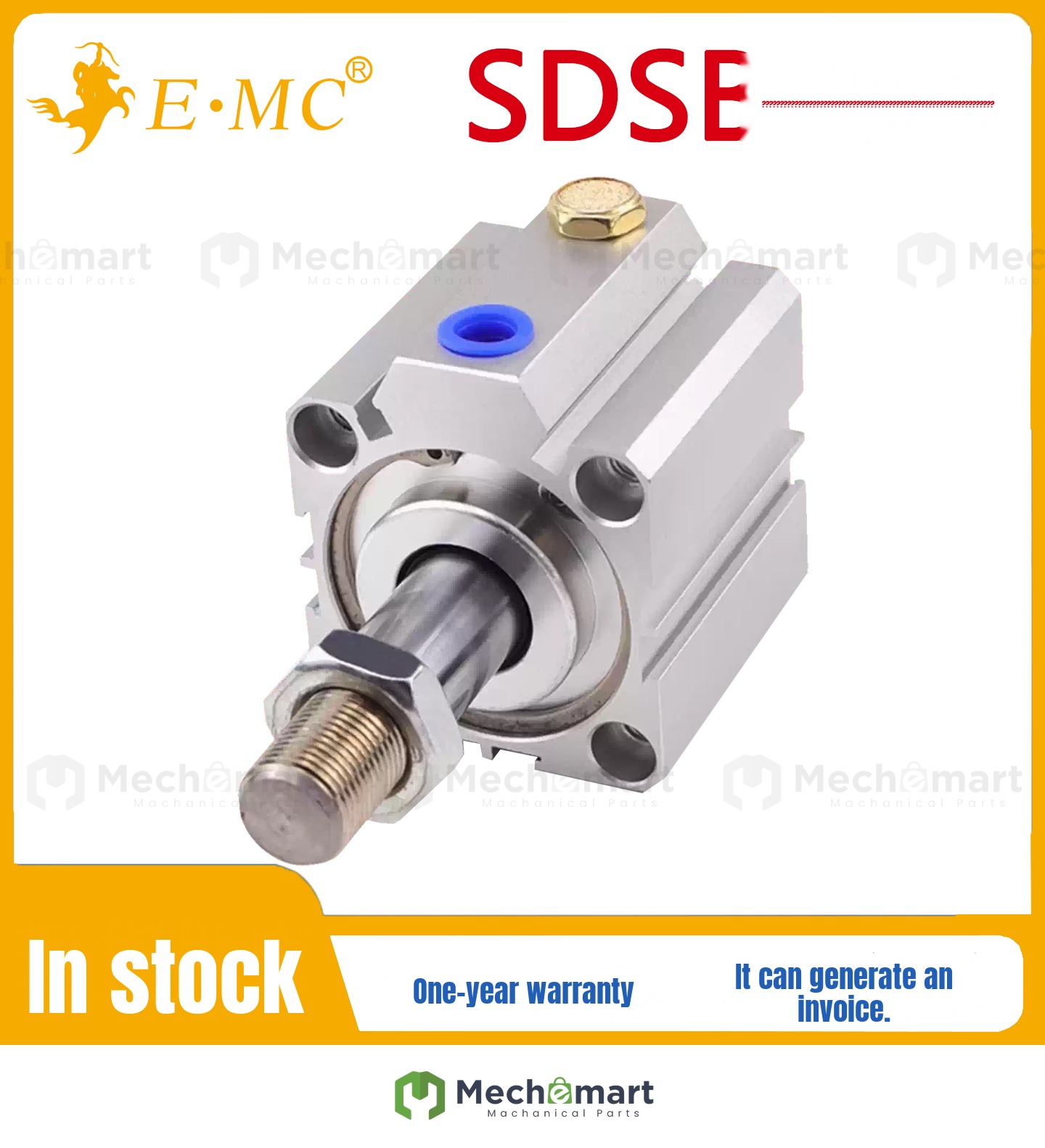 EMC Etanuo single action press-fit compact cylinder SDSB 12/16/20/25/32X5X10X20X25X30-S