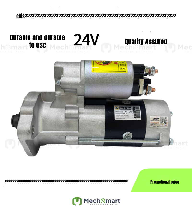 Sany 85 95F 95C Hitachi ZX60 70 75US Isuzu 4JG1 engine starter motor starter