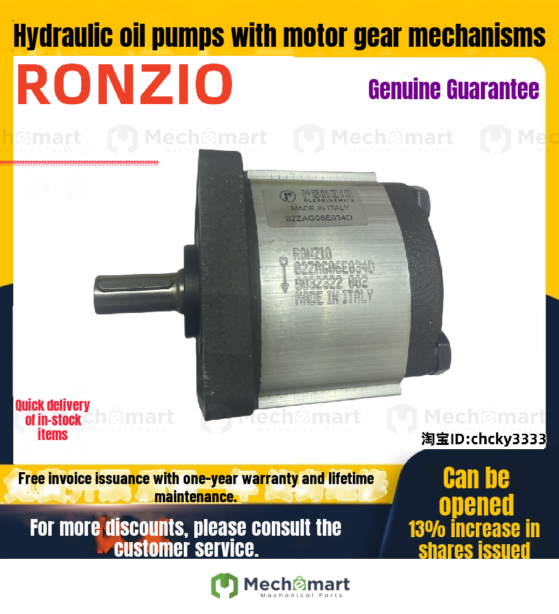 Italian RONZIO hydraulic gear pump 02ZAG14C033D 02ZCG25L441R 02ZAG06E034D