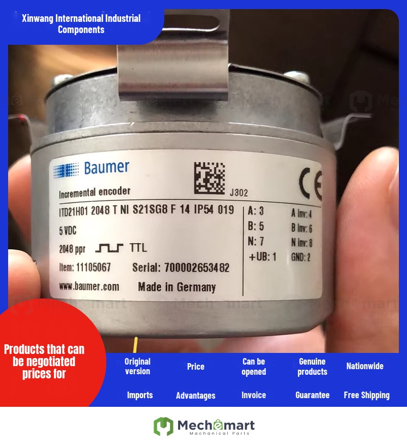 Baumer encoder ITD21H0102048TNI S21SG8F14IP54019